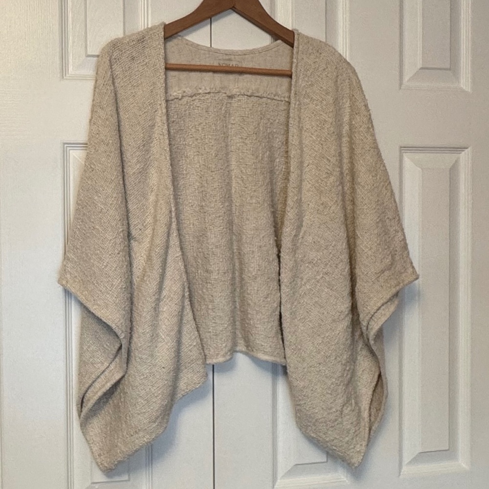 NOMAD The Label Bloom Cotton Shrug - Ecru - S/M